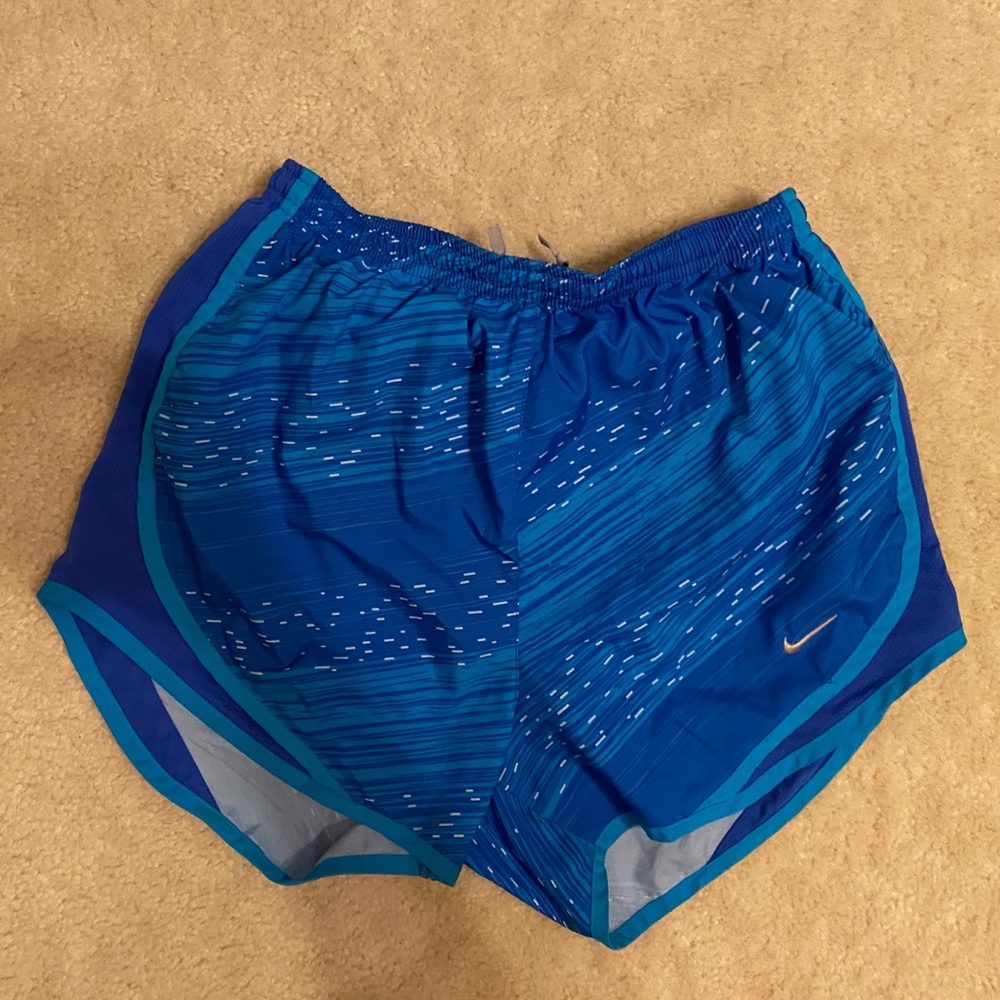 Nike Tempo running shorts blue print